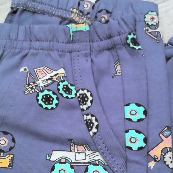 Boys Tractor Truck Long Sleeve Pajama set - Picture 2 of 3
